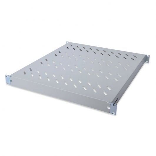 Digitus Balda con Carril de Fijación Variable de 350mm a 550mm para Armarios de 483mm 19" 1U Gris