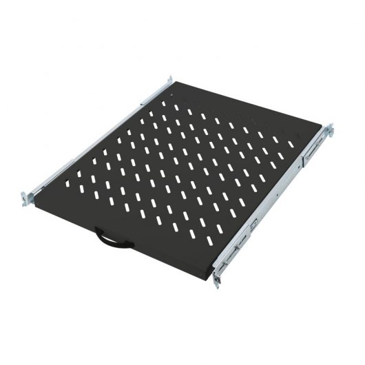 Digitus Balda Extraíble para Armarios de 483 mm (19") 1U desde 800mm Profundidad hasta 25kg Negro
