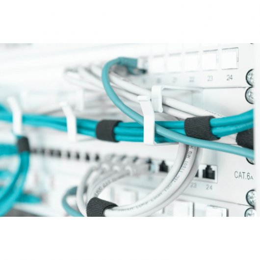 Digitus Cable Management Panel avec 5 anneaux 40x60mm 19" Gris