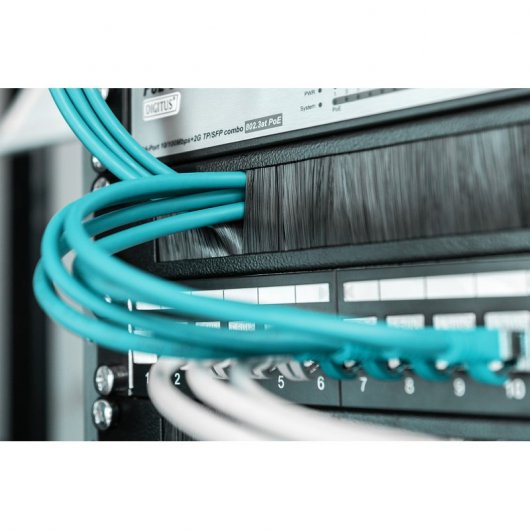 Digitus Panel de Administración Cables 44x483x11mm 19" Negro