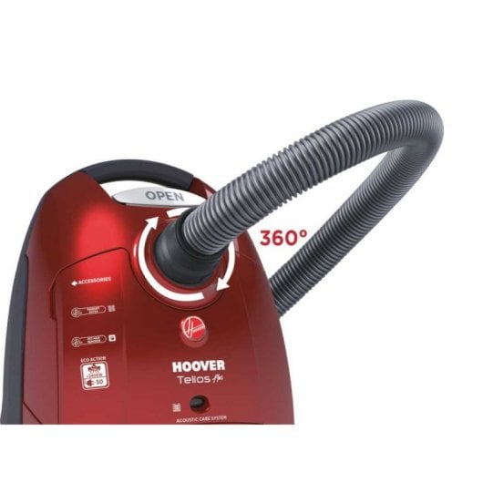 Hoover TE-75 Aspirador con Bolsa 700W Rojo