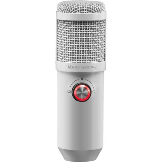 Mars Gaming MMICX Micrófono Profesional USB Blanco