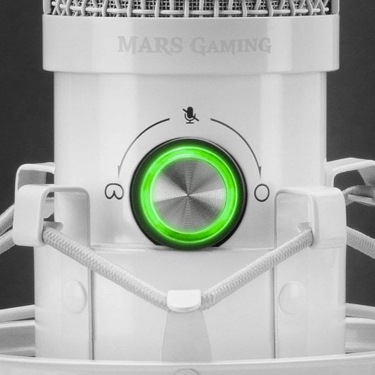 Mars Gaming MMICX Micrófono Profesional USB Blanco