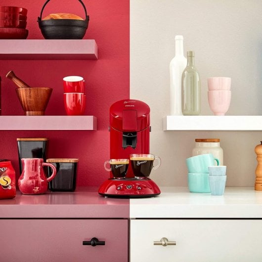 Philips Senseo HD6554/91 Cafetera Roja