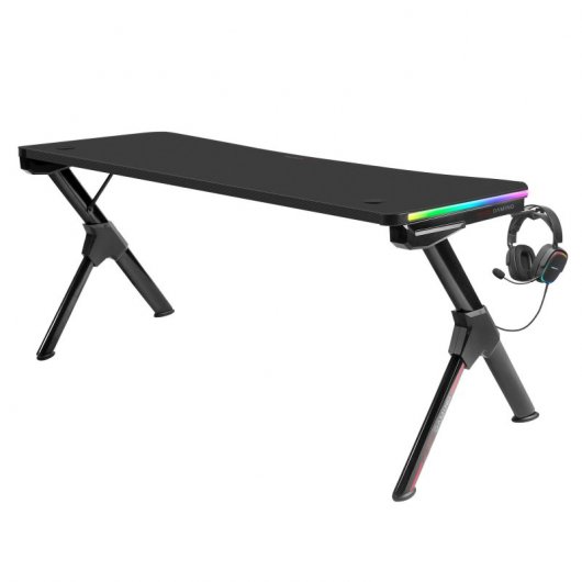Mars Gaming MGDXL RGB Mesa Gaming 160x60cm Negra