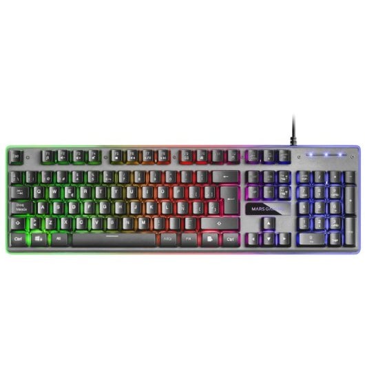 Tastiera da gioco nera Mars Gaming MK220