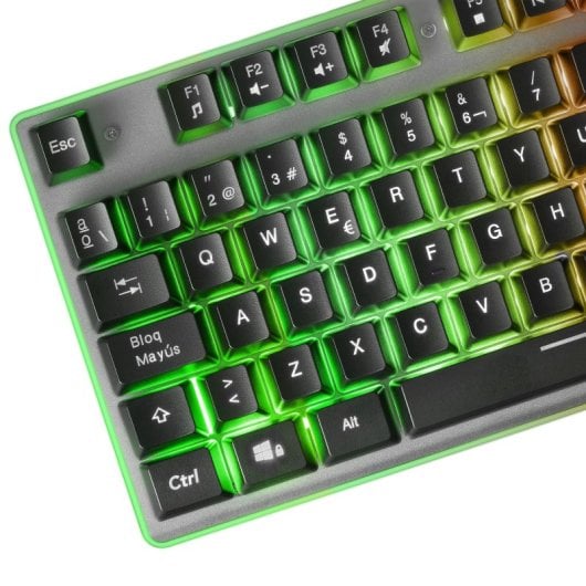 Tastiera da gioco nera Mars Gaming MK220