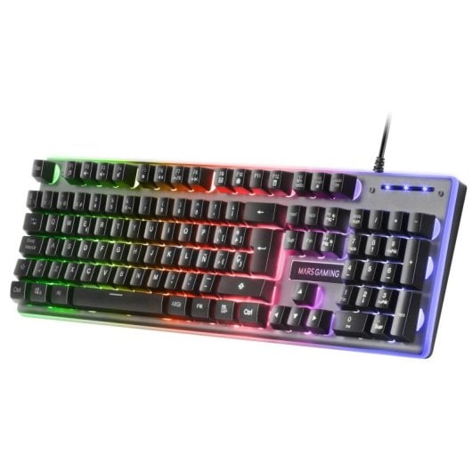 Tastiera da gioco nera Mars Gaming MK220