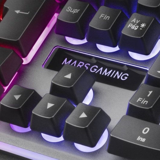 Tastiera da gioco nera Mars Gaming MK220