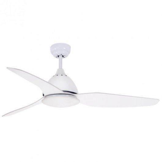 Fabrilamp Gregal Ventilador de Techo con Luz y Mando 78W Blanco