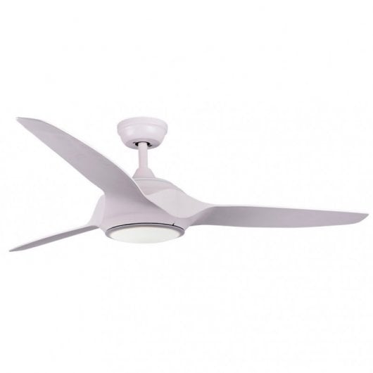 Fabrilamp Narai Ventilador de Techo con Luz y Mando 45W Blanco