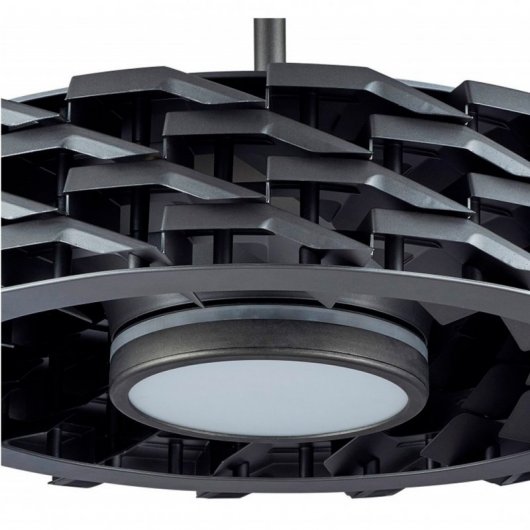 Sulion Rubik Ventilador de Techo con Luz y Mando 66W Café