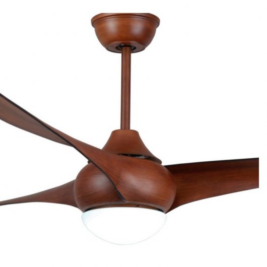 Sulion Galileo Ventilador de Techo con Luz y Mando 68W Marrón