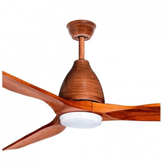 Sulion Maverick Ventilador de Techo con Luz y Mando 26W Madera