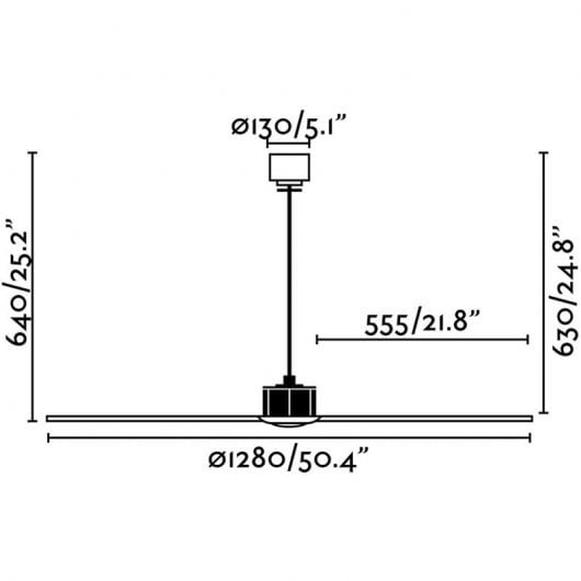 Faro Just Fan Deckenventilator mit Fernbedienung 32W Gold/Holz