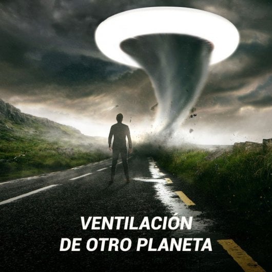 Sulion UFO Basic Ventilador de Techo con Luz y Mando 76W Blanco
