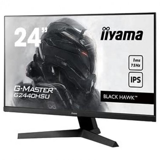 iiyama G-Master Black Hawk G2440HSU-B123.8" LED IPS FullHD 75Hz FreeSync