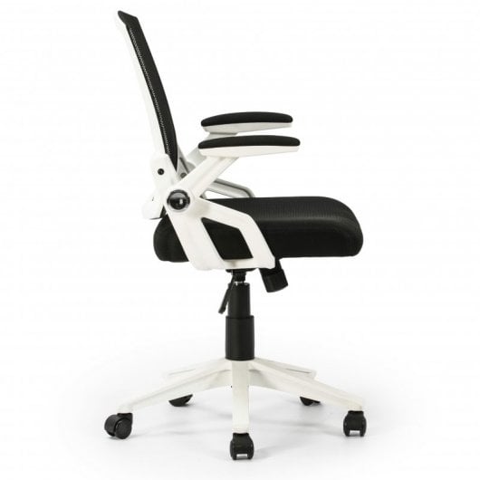 VS Venta-Stock Ergomax Silla de Oficina Reclinable Blanco/Negro