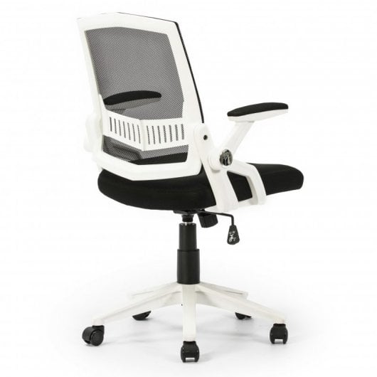 VS Venta-Stock Ergomax Silla de Oficina Reclinable Blanco/Negro