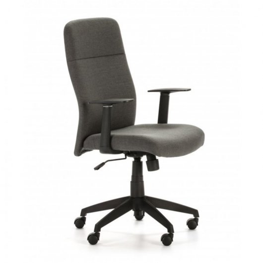 VS Venta-Stock Sam Silla de Oficina Gris Oscuro