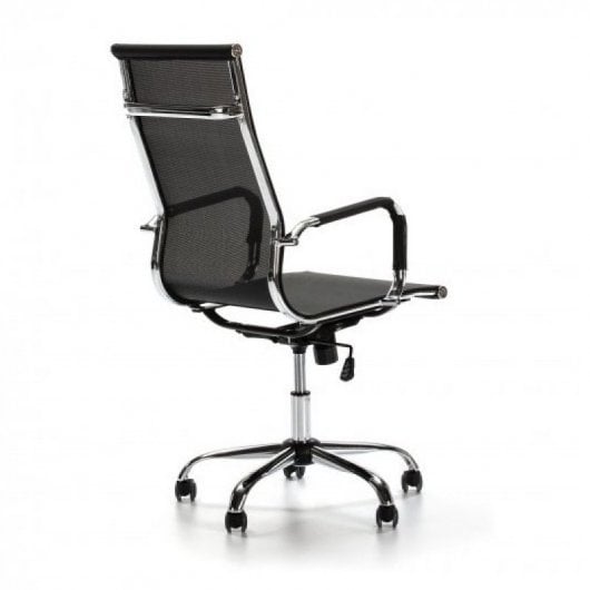 VS Venta-Stock Slim Sillón de Oficina Negro