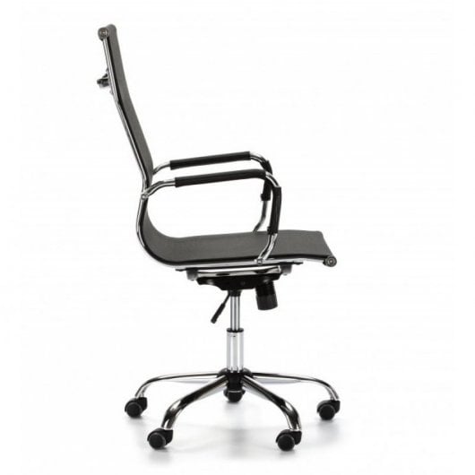 VS Venta-Stock Slim Sillón de Oficina Negro