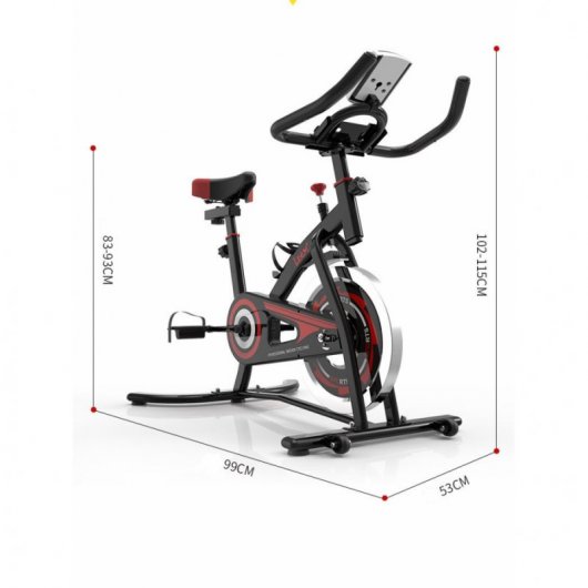 Mugar MG-500 Bicicleta de Spinning Negra
