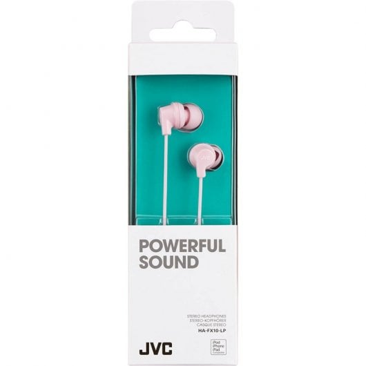 JVC HA-FX10 Auriculares de Botón Rosas