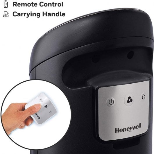 Honeywell Quietset Ventilador de Torre con Mando a Distancia 31W Negro