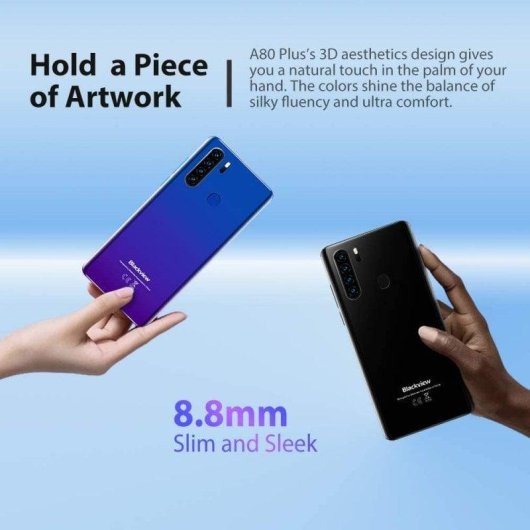 Blackview A80 Plus 4G 4GB 64GB 6.5" Negro