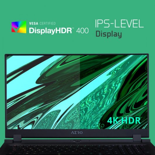 Gigabyte AERO 17 HDR XD-73ES544SP Intel Core i7-11800H/32 GB/1TB SSD/RTX 3070/17.3"