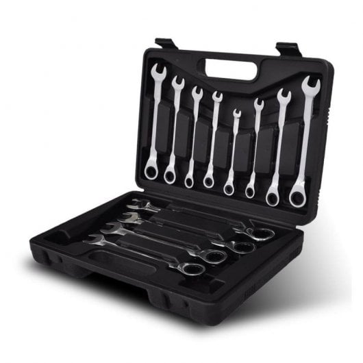 vidaXL Juego de 12 Llaves de Trinquete