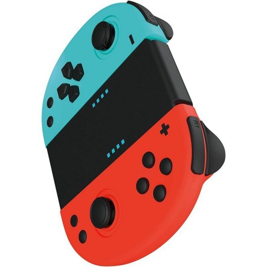 Gioteck Pack JC-20 Mando Joy-con Azul/Rojo Nintendo Switch + XH100 S Auricular Gaming Negro/Rojo