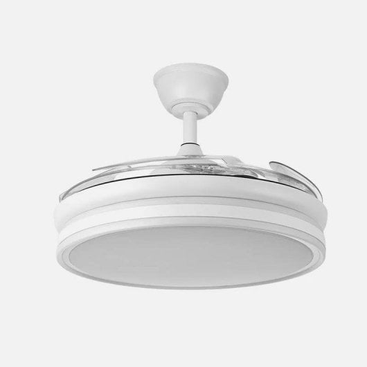 Fabrilamp Bayomo Ventilador de Techo con Luz y Mando 59W Blanco