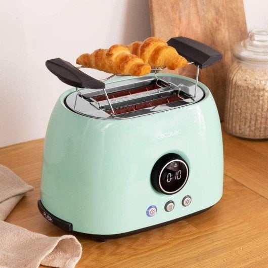 Tostadora Cecotec ClassicToast 8000 Blue Double 2 Schlitze Digital 800 W