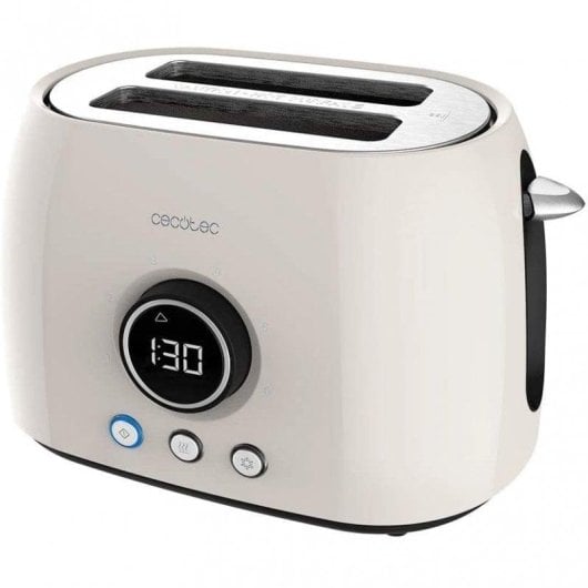 Tostador Cecotec ClassicToast 8000 Beige Double 2 Schlitze Digital 800W
