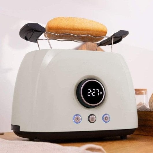 Tostador Cecotec ClassicToast 8000 Beige Double 2 Schlitze Digital 800W