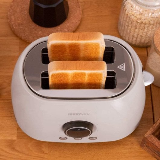 Cecotec ClassicToast 8000 Beige Doppeltoaster 2 Schlitze 800W
