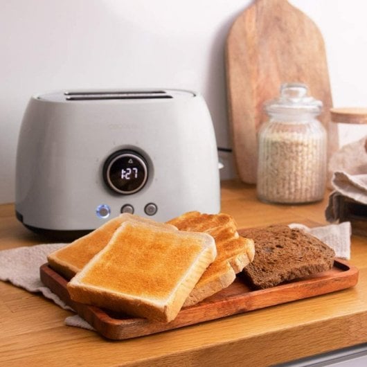 Cecotec ClassicToast 8000 Beige Doppeltoaster 2 Schlitze 800W