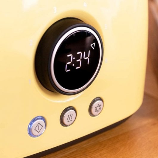 Cecotec ClassicToast 8000 Yellow Double Tostadora 2 Ranuras 800W