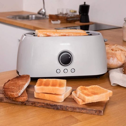 Cecotec ClassicToast 15000 Beige Extra Double Tostadora 2 Ranuras 1500W