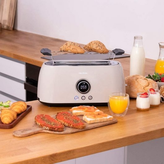 Cecotec ClassicToast 15000 Beige Extra Double Tostadora 2 Ranuras 1500W