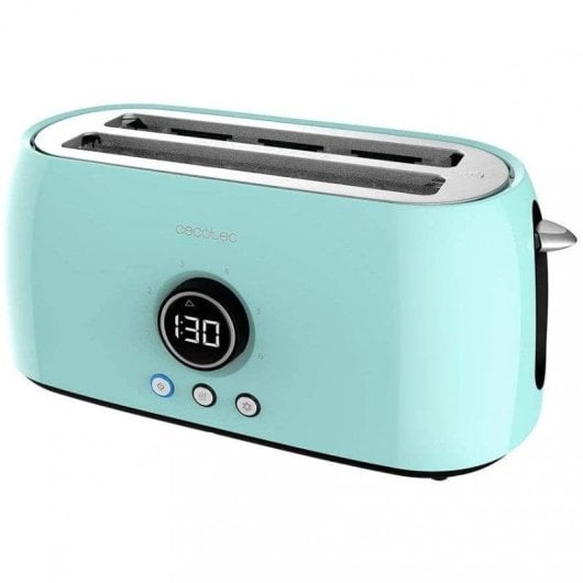 Grille-pain Cecotec ClassicToast 15000 Blue ExtraDouble écran digital 1500W