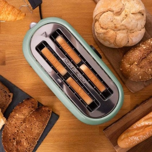 Grille-pain Cecotec ClassicToast 15000 Blue ExtraDouble écran digital 1500W