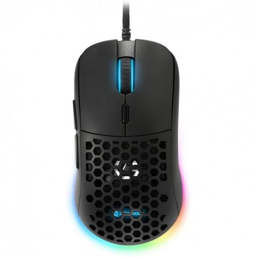 Mouse da gioco Sharkoon Light2 180 12000 DPI Nero