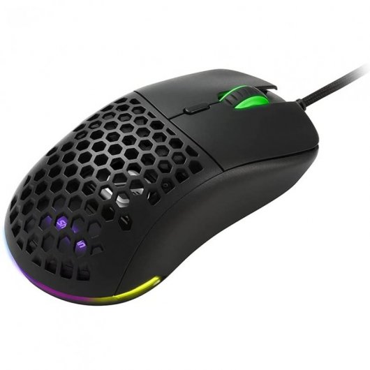 Sharkoon Light2 180 Ratón Gaming 12000 DPI Negro