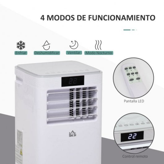 HomCom Aire Acondicionado Portátil 2000 Frigorías