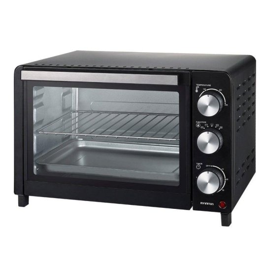 Horno électrique Infiniton HSM-12N18 18L Noir double vitrage minuterie 1200W