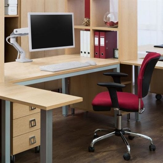 Ergotron HX Series 45-475-216 Flachbildschirm-Tischhalterung 124,5 cm (49") Tisch/Bank Weiß