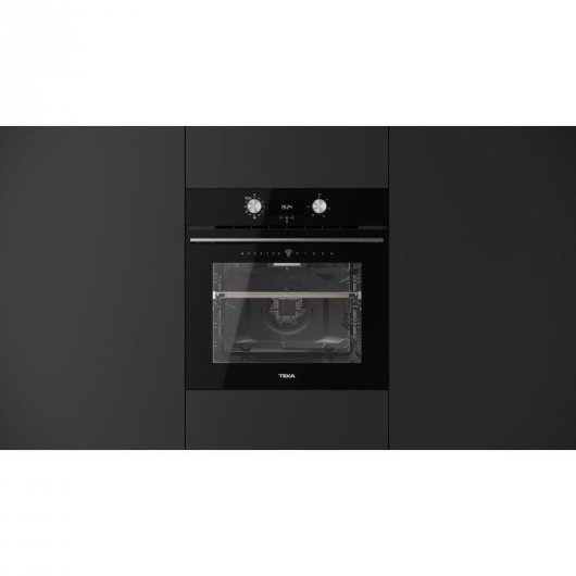 Forno Multifunções Teka HLB 8510 P Pirolítico 70L Médio Função Pizza Preto